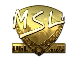 Sticker | MSL (Gold) | Krakow 2017