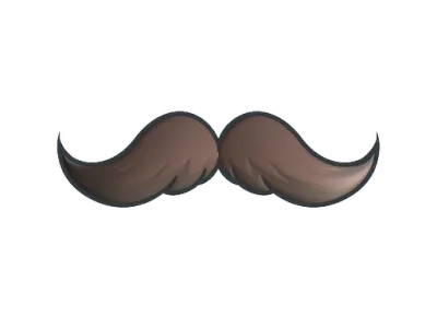 Sticker | Mustachio (Foil)