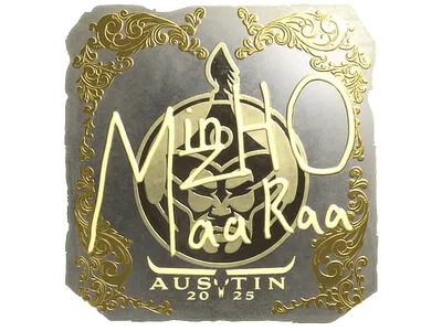 Sticker | mzinho (Gold) | Austin 2025