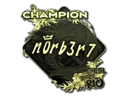 Sticker | n0rb3r7 (Gold, Champion) | Rio 2022