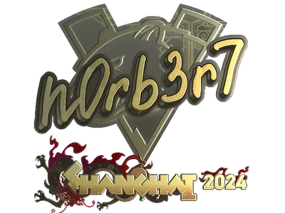 Sticker | n0rb3r7 (Gold) | Shanghai 2024