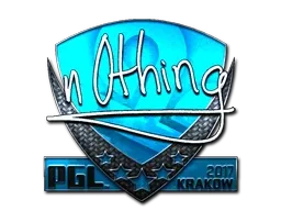 Sticker | n0thing (Foil) | Krakow 2017