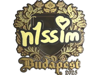 Sticker | n1ssim (Gold) | Budapest 2025