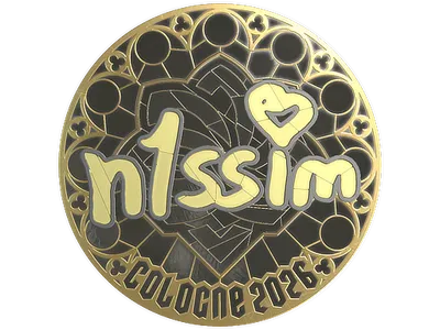 Sticker | n1ssim (Gold) | Cologne 2026