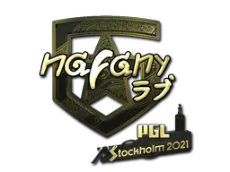 Sticker | nafany (Gold) | Stockholm 2021