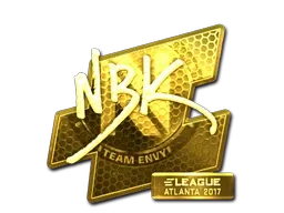 Sticker | NBK- (Gold) | Atlanta 2017