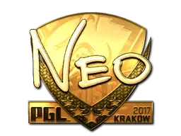 Sticker | NEO (Gold) | Krakow 2017