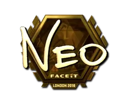 Sticker | NEO (Gold) | London 2018