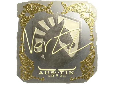 Sticker | NertZ (Gold) | Austin 2025