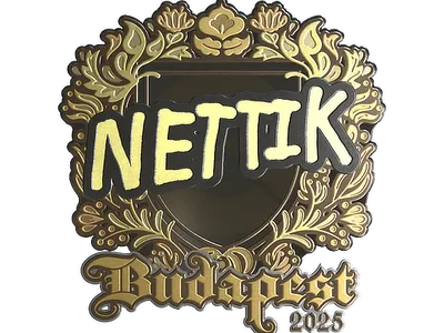 Sticker | nettik (Gold) | Budapest 2025