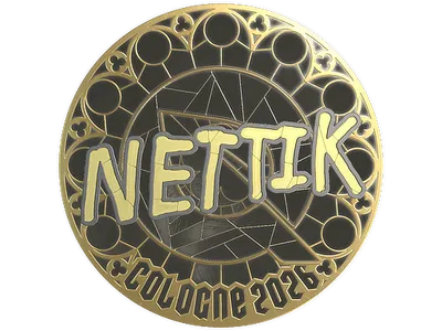 Sticker | nettik (Gold) | Cologne 2026