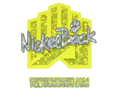 Sticker | NickelBack (Glitter) | Copenhagen 2024