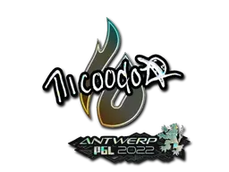 Sticker | nicoodoz (Glitter) | Antwerp 2022