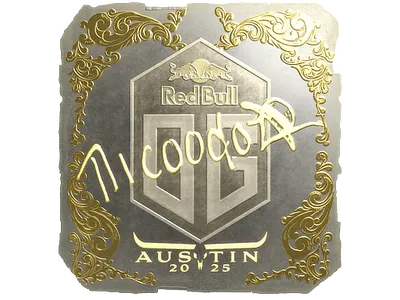 Sticker | nicoodoz (Gold) | Austin 2025