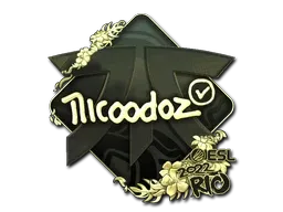 Sticker | nicoodoz (Gold) | Rio 2022