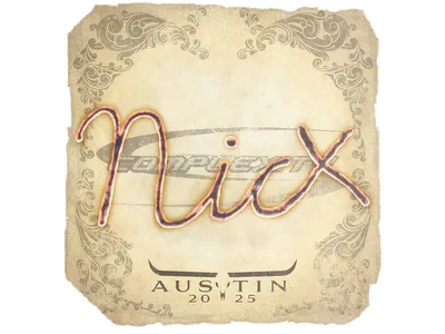 Sticker | nicx | Austin 2025