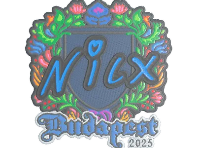 Sticker | nicx (Embroidered) | Budapest 2025