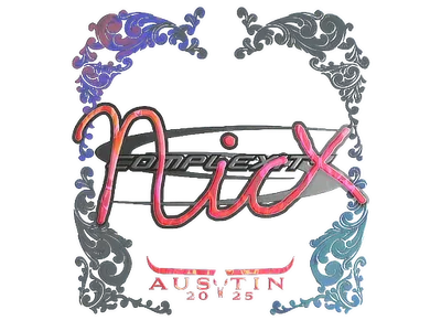 Sticker | nicx (Holo) | Austin 2025