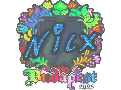 Sticker | nicx (Holo) | Budapest 2025