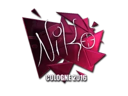 Sticker | NiKo (Foil) | Cologne 2016