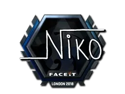 Sticker | NiKo (Foil) | London 2018