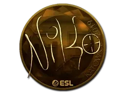 Sticker | NiKo (Gold) | Katowice 2019