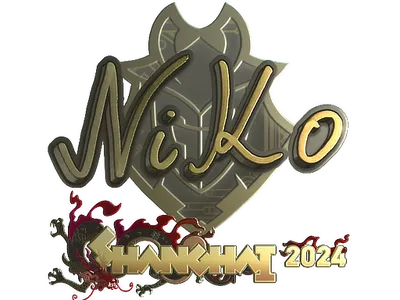 Sticker | NiKo (Gold) | Shanghai 2024