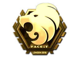 Sticker | North (Gold) | London 2018