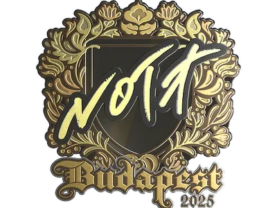 Sticker | nota (Gold) | Budapest 2025