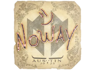 Sticker | noway | Austin 2025
