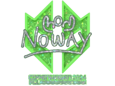 Sticker | noway (Glitter) | Copenhagen 2024