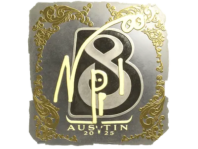 Sticker | npl (Gold) | Austin 2025