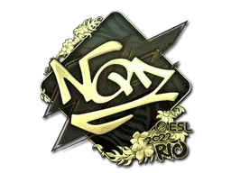 Sticker | NQZ (Gold) | Rio 2022