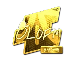 Sticker | olofmeister (Gold) | Atlanta 2017