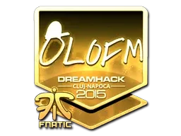 Sticker | olofmeister (Gold) | Cluj-Napoca 2015