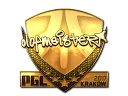 Sticker | olofmeister (Gold) | Krakow 2017