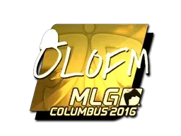 Sticker | olofmeister (Gold) | MLG Columbus 2016