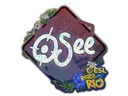 Sticker | oSee (Glitter) | Rio 2022