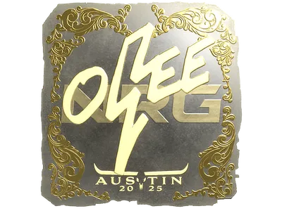 Sticker | oSee (Gold) | Austin 2025