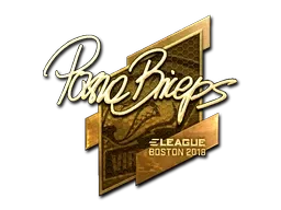 Sticker | pashaBiceps (Gold) | Boston 2018