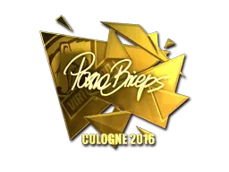 Sticker | pashaBiceps (Gold) | Cologne 2016