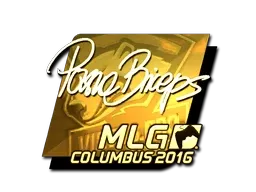 Sticker | pashaBiceps (Gold) | MLG Columbus 2016