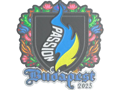 Sticker | Passion UA (Embroidered) | Budapest 2025