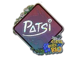 Sticker | Patsi (Glitter) | Rio 2022