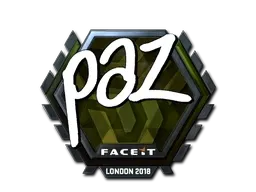 Sticker | paz (Foil) | London 2018