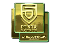 Sticker | PENTA Sports (Gold) | DreamHack 2014