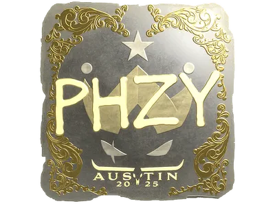 Sticker | phzy (Gold) | Austin 2025