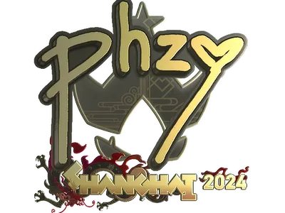 Sticker | phzy (Gold) | Shanghai 2024