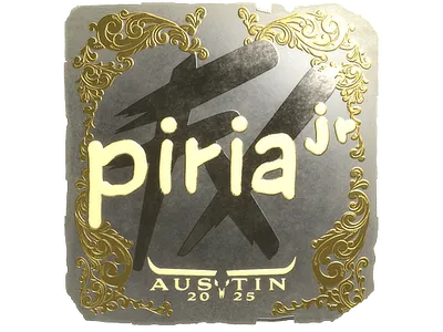 Sticker | piriajr (Gold) | Austin 2025