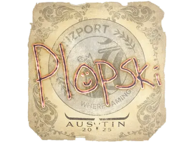 Sticker | Plopski | Austin 2025